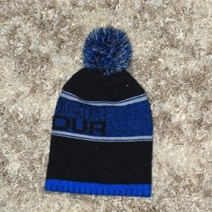 Under Armour Blue Knit Beanie Toddler